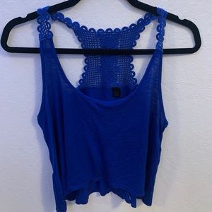 cute blue tank top